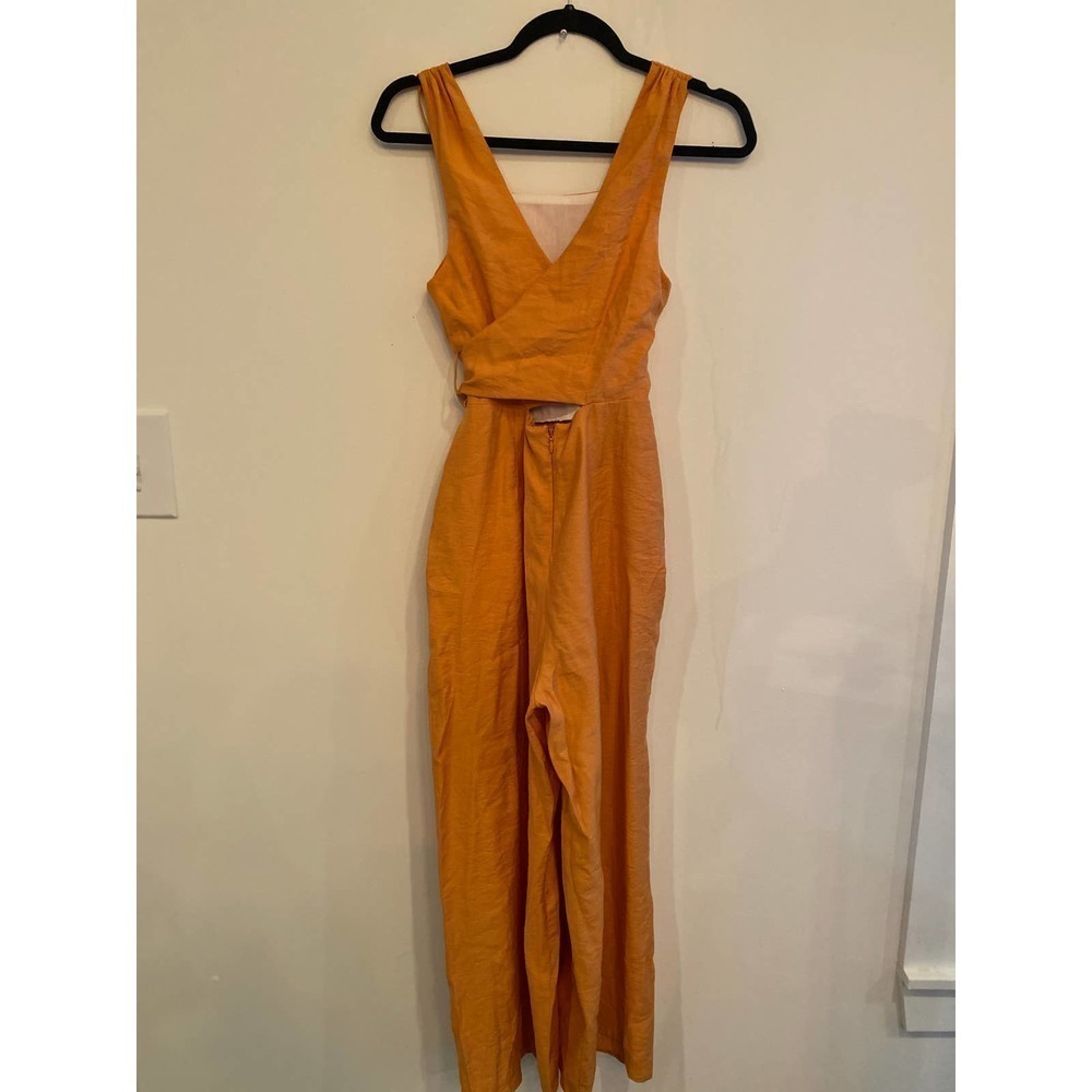 Topshop Wide Leg Tie Waist Jumpsuit - Picture 6 of 11